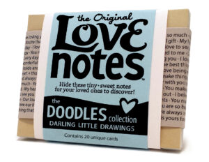 Original Love Notes Product Photography and Package Design