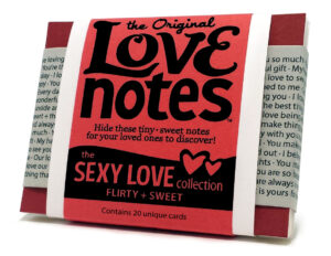 Original Love Notes Product Photography and Package Design
