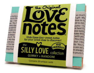 Original Love Notes Product Photography and Package Design