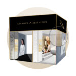 Revance Aesthetics circle hero booth