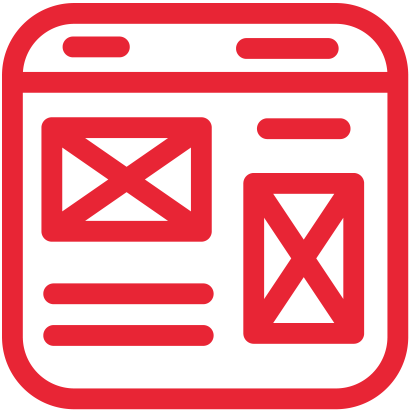 digital wireframe icon